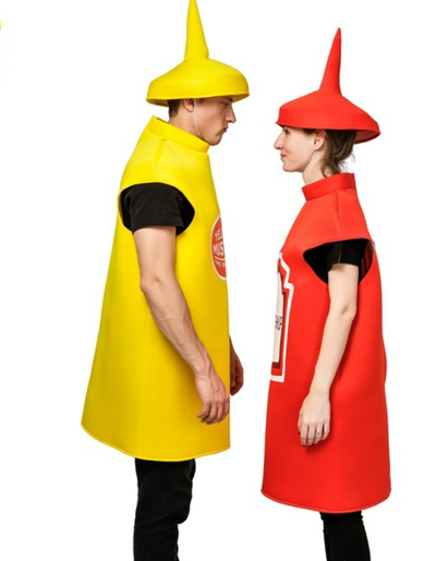 Disfraz de Pareja Salsa de Tomate y Mostaza para Adultos - Image 9