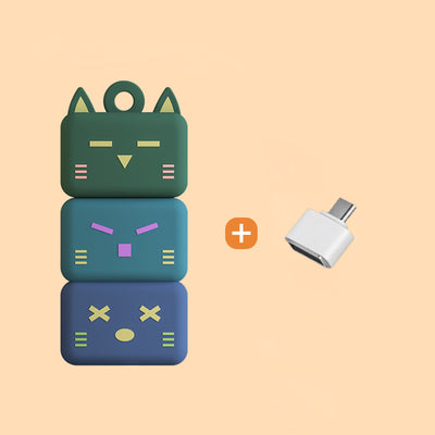 Memoria USB Dual de Gran Capacidad para Móvil y Computadora - Diseño Cartoon Mini - Image 16