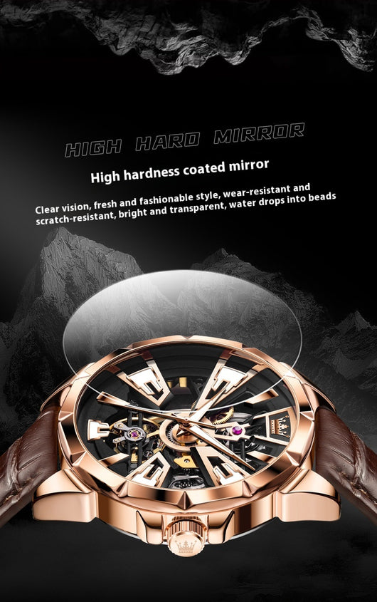 Reloj Automático para Hombre con Esfera Hueca y Resistencia al Agua - Image 12