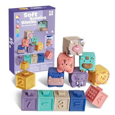 Bloques Suaves con Relieve de Animales