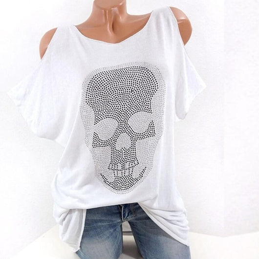 Camisetas Cortas para Mujer con Diseño Calavera - Image 6