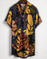 Camisa Slim Hombre con Contraste de Color e Impresión Gráfica - Image 7