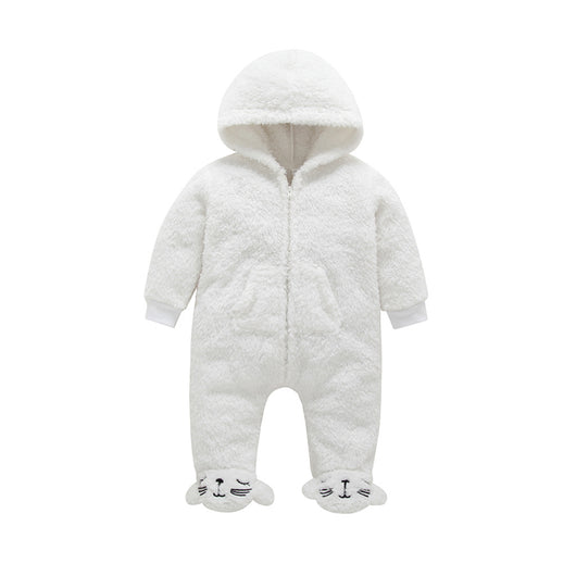 Pijama Enterizo de Bebé en Velvet Cálido - Image 36