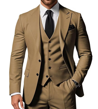 Traje de Negocios Tres Piezas para Hombre - Image 23