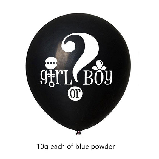 Globo Gigante 36 Pulgadas Niño o Niña - Látex Negro Premium - Image 2