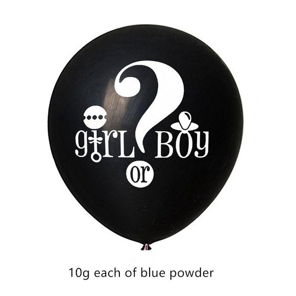 Globo Gigante 36 Pulgadas Niño o Niña - Látex Negro Premium