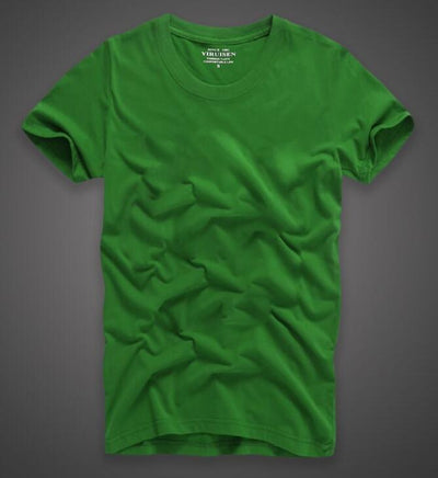 Playera de Algodón para Hombre Colores Sólidos Clásica - Image 17