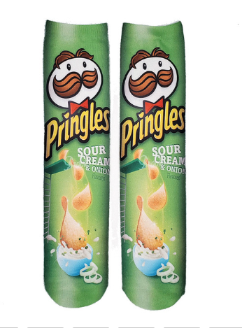 Calcetines Estampados 3D con Diseño de Papas Fritas - Leshi Odd Zero - Image 14