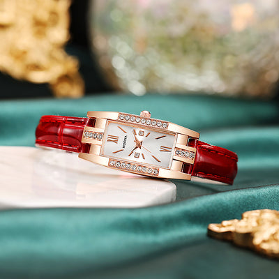 Reloj de Dama Elegante Estilo Británico con Correa de PU - Image 3