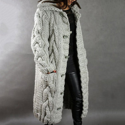 Cardigan Talla Grande para Mujer con Estilo Europeo y Americano - Image 5