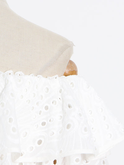 Conjunto Elegante: Blusa Volantes Irregular y Falda Fishtail Cintura Alta - Image 16