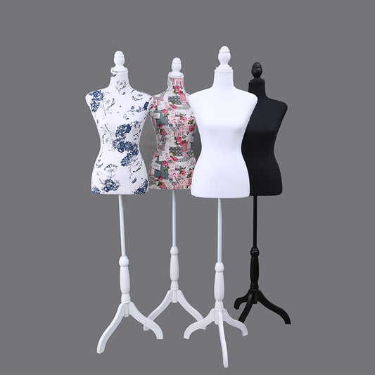 Tela de Lino Estampada Envolvible para Modelos y Maniquíes