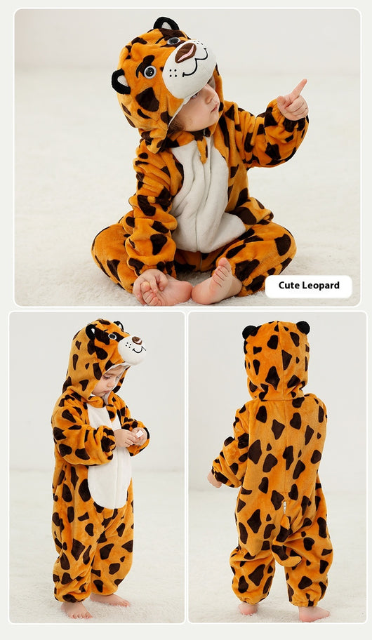 Pijama Enterizo de Franela con Diseño Animal para Bebé - Image 21