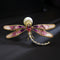 Dripping Dragonfly Brooch Rosado