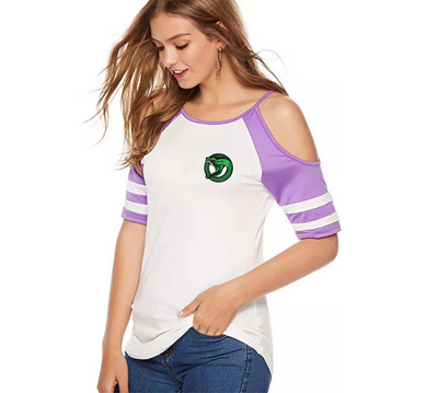 Blusa de Hombro Descubierto con Impresión 3D - Image 13