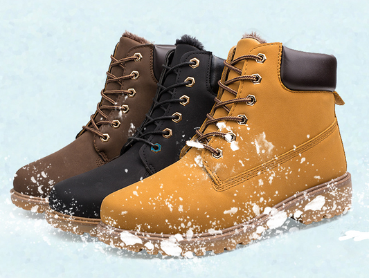 Botas Martin de Trabajo para Hombre con Forro Térmico - Resistentes al Frío