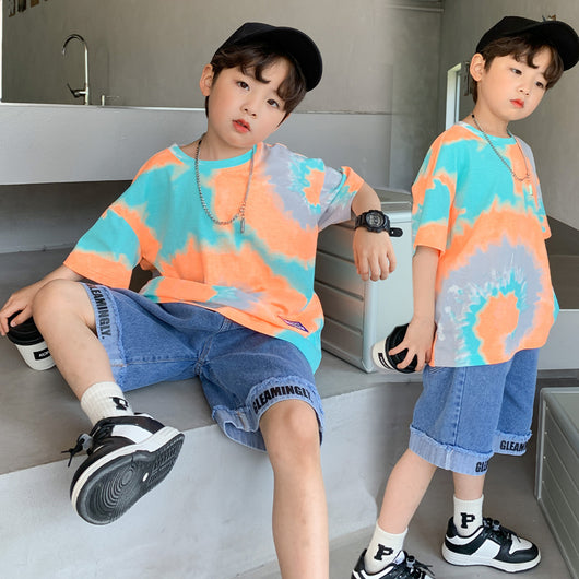 Conjunto de Playera y Shorts Holgados para Niño - Image 12