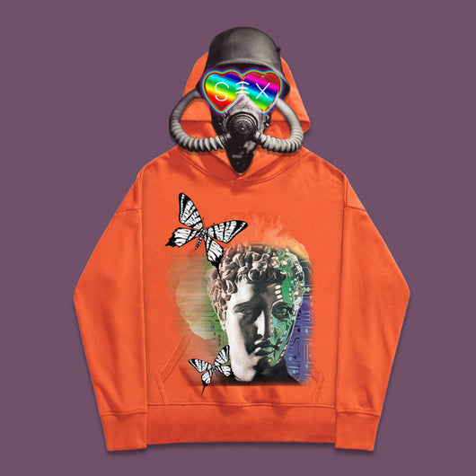 Sudadera con Capucha de Algodón Estampado Mariposas - Image 26