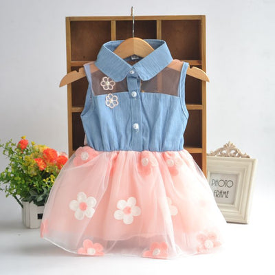 Vestido Denim Princesa para Niñas - Falda Verano Infantil - Image 6