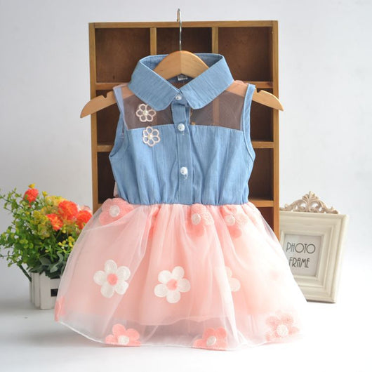 Vestido Denim Princesa para Niñas - Falda Verano Infantil - Image 6