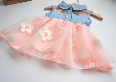 Vestido Denim Princesa para Niñas - Falda Verano Infantil - Image 3