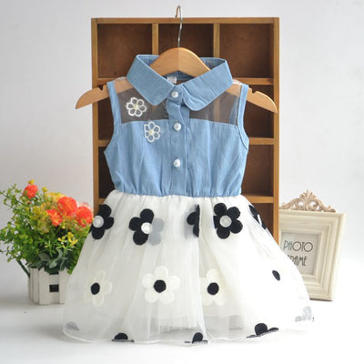 Vestido Denim Princesa para Niñas - Falda Verano Infantil - Image 5