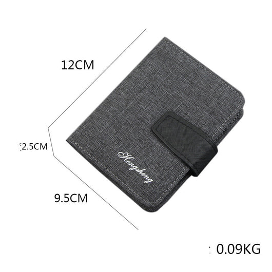 Billetera Corta Hombre Múltiples Compartimentos Estilo Casual - Image 4