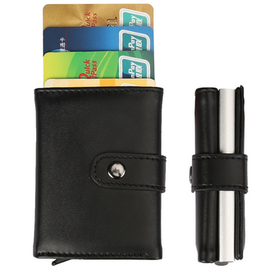 Billetera Antimagnética de Aluminio con Protección RFID y Portamonedas - Image 7