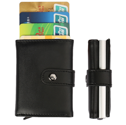 Billetera Antimagnética de Aluminio con Protección RFID y Portamonedas - Image 7