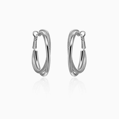 Aretes Redondos Retro Francés con Textura Esmerilada - Diseño Minimalista Versátil - Image 12
