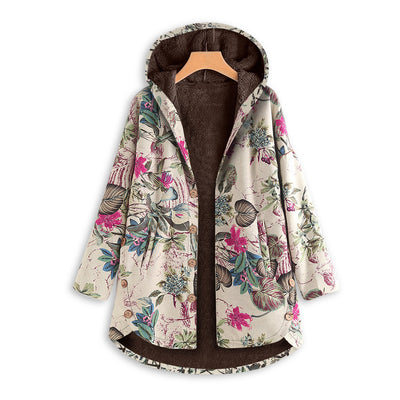 Sudadera con Capucha de Lino y Algodón Cálida - Image 18