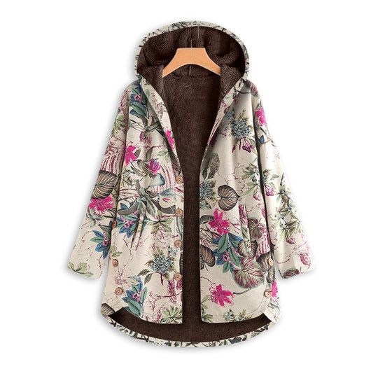 Sudadera con Capucha de Lino y Algodón Cálida - Image 18