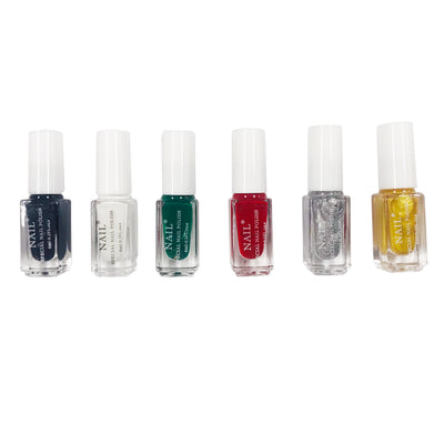 Set de Esmaltes con Plantillas de Transferencia de Diseños Pintados - Image 3