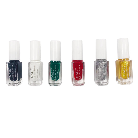 Set de Esmaltes con Plantillas de Transferencia de Diseños Pintados - Image 3