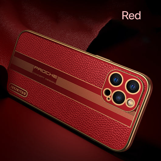 Funda de Cuero Premium para iPhone con Protección Total de Lentes - Image 8