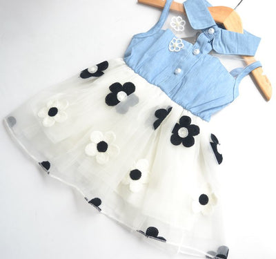 Vestido Denim Princesa para Niñas - Falda Verano Infantil - Image 4
