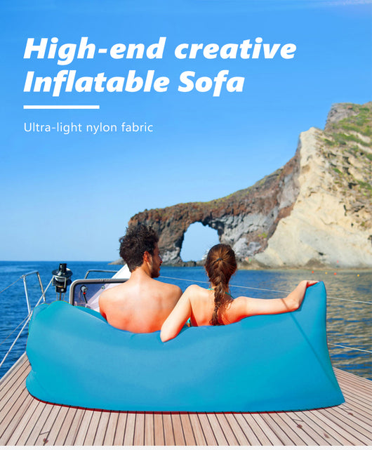 Sofá Inflable Portátil - Sillón Relajante para Camping y Descanso