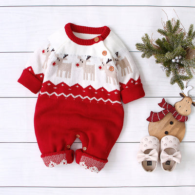 Pijama Navideño Infantil con Diseño de Reno - Image 3