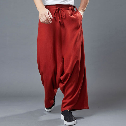 Pantalones de Lino Holgados para Hombre - Corte Amplio y Cómodo - Image 2