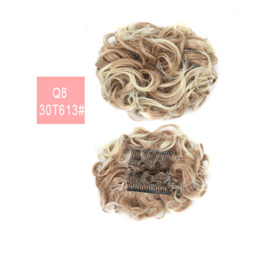 Moño Postizo de Fibra Sintética Resistente al Calor - Cabello de Seda Artificial - Image 39