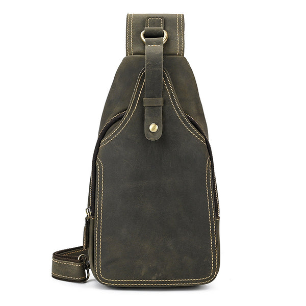 Bolsa Mensajero de Cuero para Hombre - Estilo Profesional