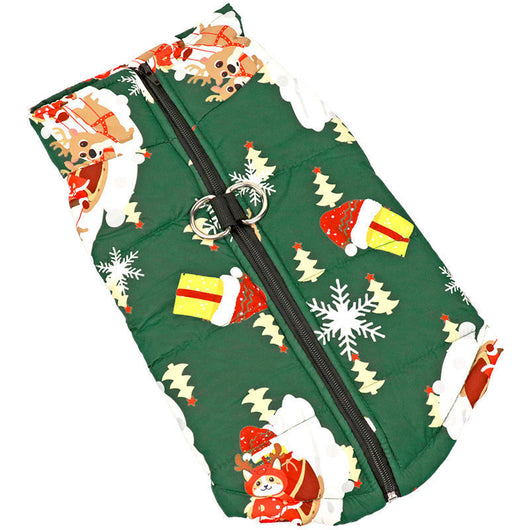 Chaleco Térmico de Algodón para Perros - Abrigo Navideño - Image 4