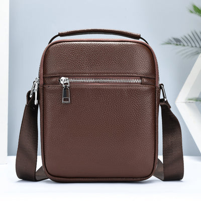 Bolso Bandolera de Cuero Genuino Primera Capa para Hombre - Image 4