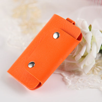 Estuche para llaves de cuero con botones de color - Image 14