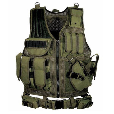 Chaleco Táctico Militar MOLLE con Placa de Protección para Airsoft y Operaciones - Image 5