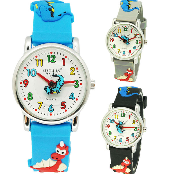 Reloj Infantil con Dinosaurios Animados Creativos