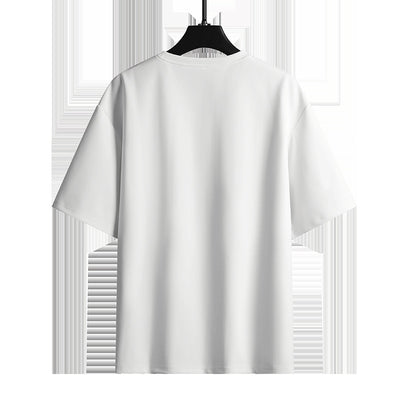 Camiseta Suelta de Algodón para Hombre Talla Grande - Manga Corta Verano - Image 6