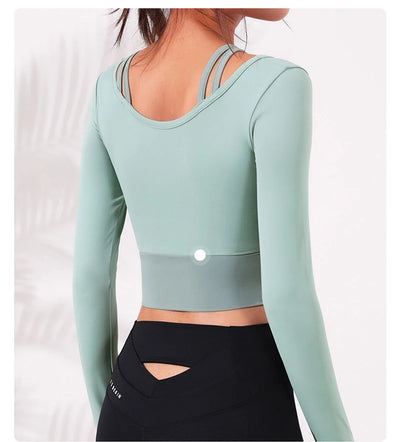 Playera Deportiva de Manga Larga para Mujer - Running - Image 8