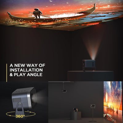 Pantalla de Proyección Inteligente 4K Portátil para Cine en Casa - Image 7