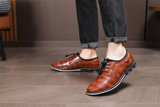 Mocasines de Cuero para Hombre - Zapatos Casuales Versátiles - Image 14